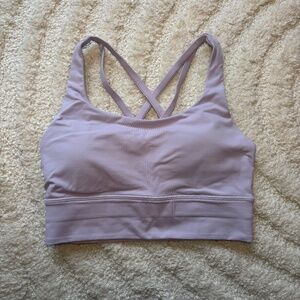 Lululemon Energy Longline Bra Lilac size 4